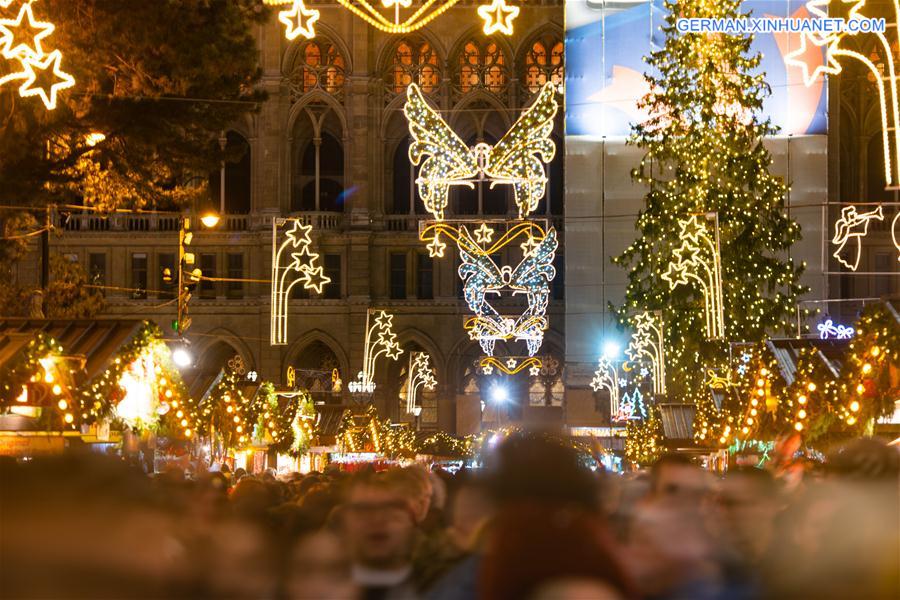 AUSTRIA-VIENNA-CHRISTMAS MARKET