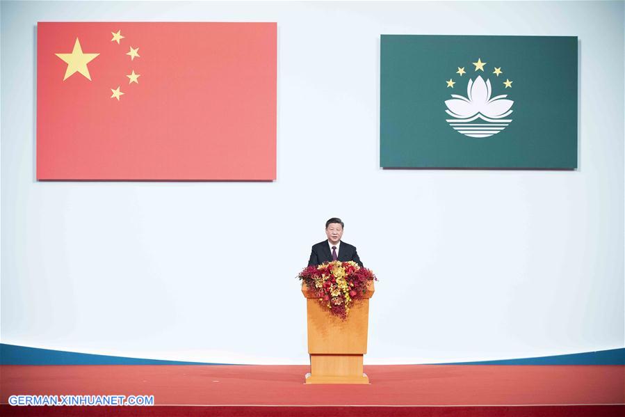 CHINA-MACAO-XI JINPING-ANNIVERSARY GATHERING-INAUGURATION (CN)