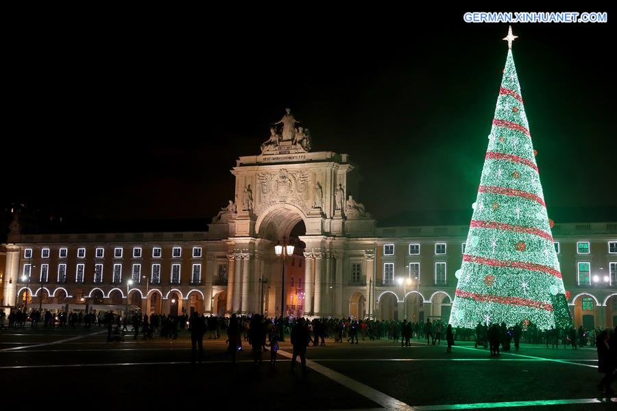 PORTUGAL-LISBON-CHRISTMAS SEASON-DECORATION