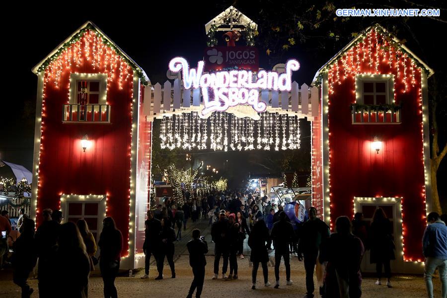PORTUGAL-LISBON-CHRISTMAS SEASON-DECORATION