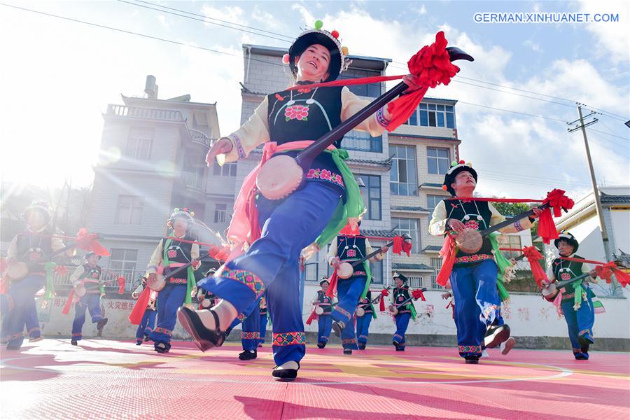 #CHINA-YUNNAN-DALI-CHINESE LUNAR NEW YEAR-GALA-REHEARSAL (CN)