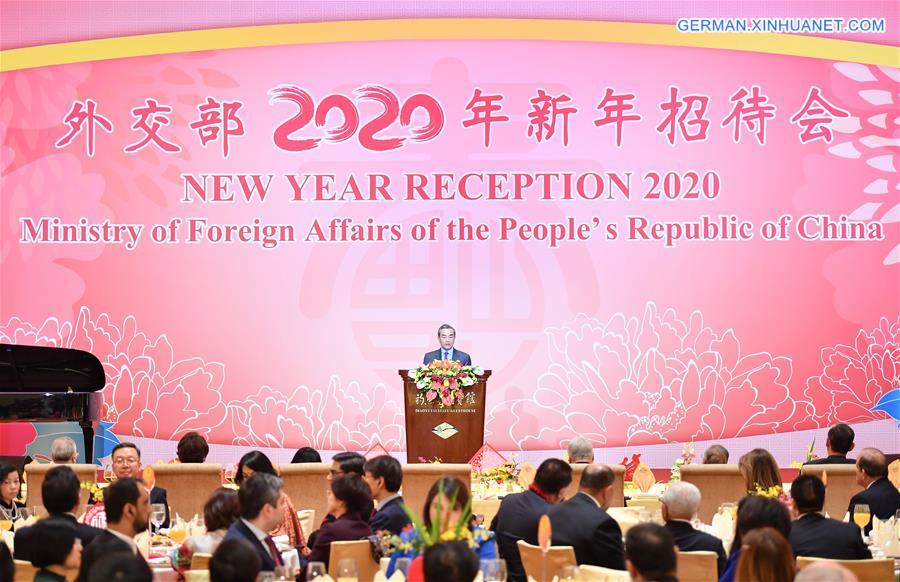 CHINA-BEIJING-FOREIGN MINISTRY-NEW YEAR RECEPTION (CN)