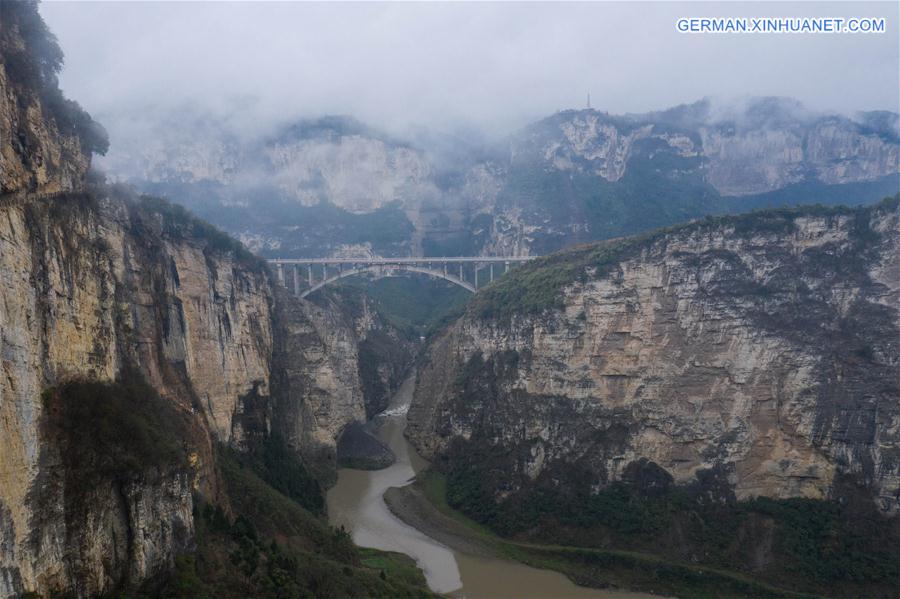 CHINA-SICHUAN-YUNNAN-GUIZHOU-BOUNDARY AREA-BRIDGE (CN)