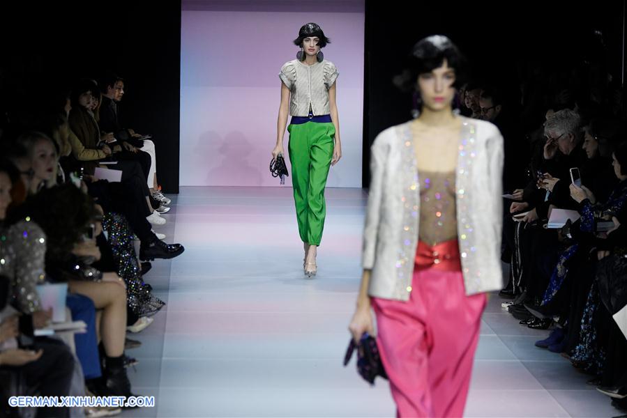 FRANCE-PARIS-FASHION WEEK-GIORGIO ARMANI PRIVE-HAUTE COUTURE