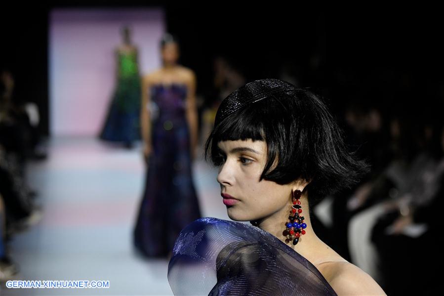 FRANCE-PARIS-FASHION WEEK-GIORGIO ARMANI PRIVE-HAUTE COUTURE