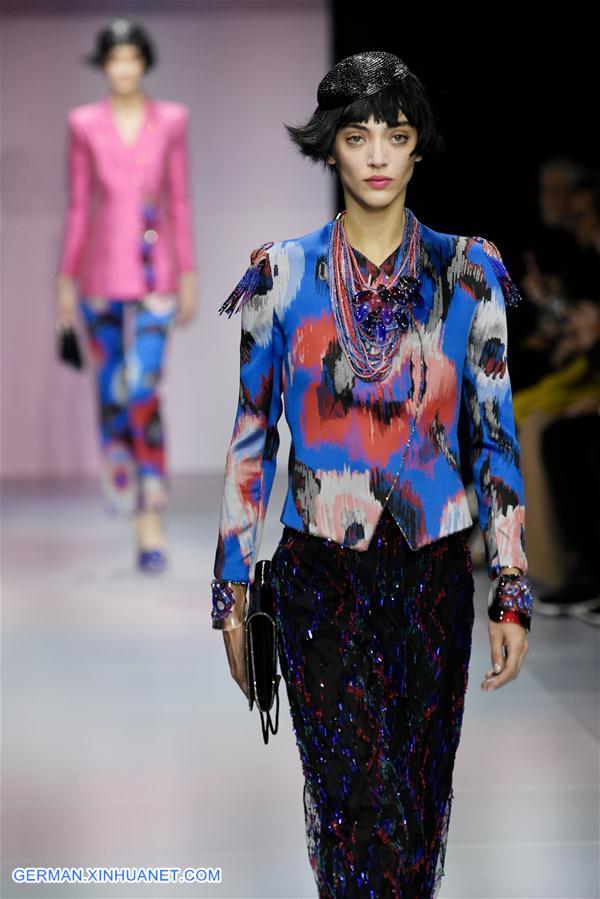 FRANCE-PARIS-FASHION WEEK-GIORGIO ARMANI PRIVE-HAUTE COUTURE