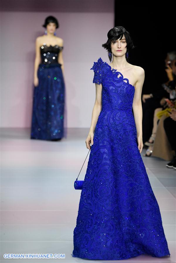 FRANCE-PARIS-FASHION WEEK-GIORGIO ARMANI PRIVE-HAUTE COUTURE