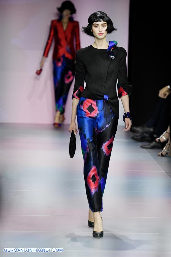FRANCE-PARIS-FASHION WEEK-GIORGIO ARMANI PRIVE-HAUTE COUTURE