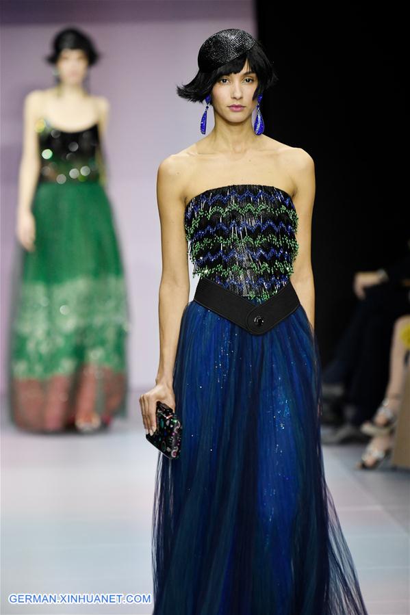 FRANCE-PARIS-FASHION WEEK-GIORGIO ARMANI PRIVE-HAUTE COUTURE