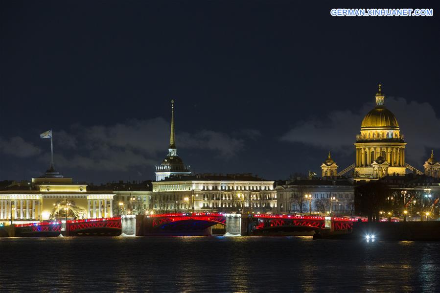 RUSSIA-ST. PETERSBURG-CHINESE LUNAR NEW YEAR-LIGHTING