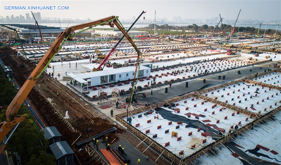 CHINA-HUBEI-WUHAN-LEISHENSHAN HOSPITAL-CONSTRUCTION (CN)