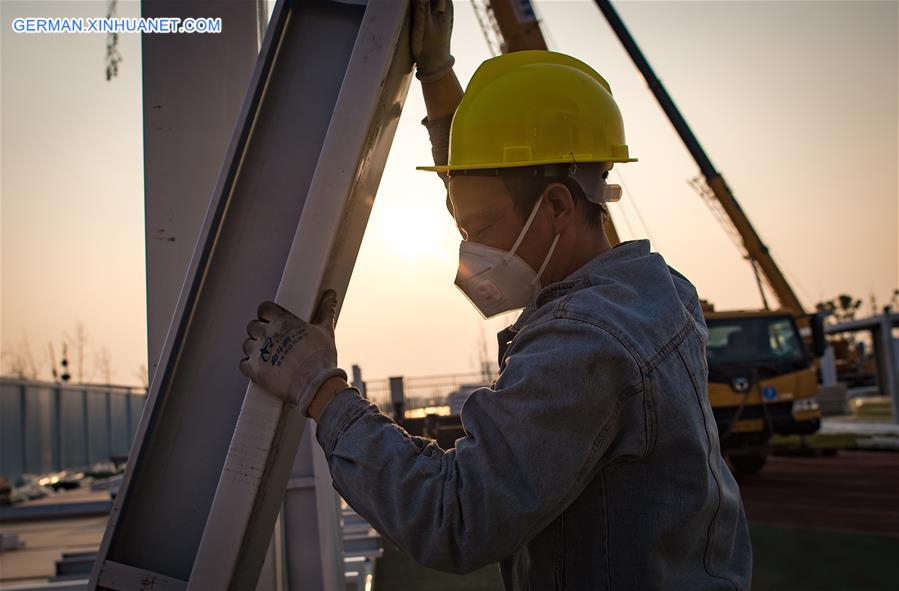 CHINA-HUBEI-WUHAN-LEISHENSHAN HOSPITAL-CONSTRUCTION (CN)