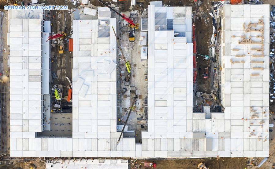 CHINA-WUHAN-HUOSHENSHAN HOSPITAL-CONSTRUCTION (CN)