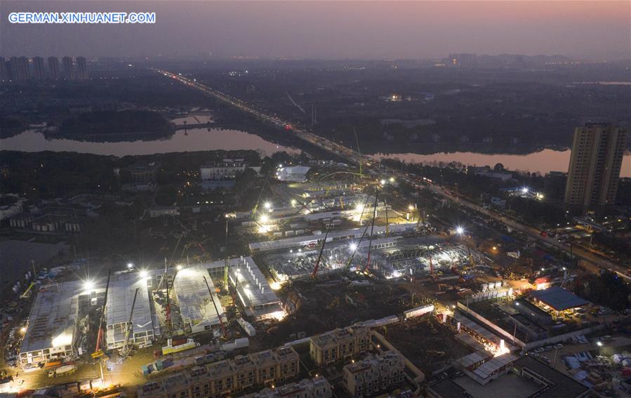 CHINA-WUHAN-HUOSHENSHAN HOSPITAL-CONSTRUCTION (CN)