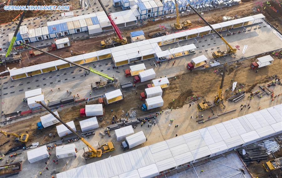 CHINA-WUHAN-HUOSHENSHAN HOSPITAL-CONSTRUCTION (CN)