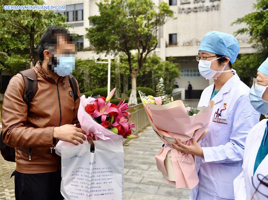 CHINA-GUANGDONG-GUANGZHOU-NCP-CURED PATIENT-FOREIGN PATIENT (CN)