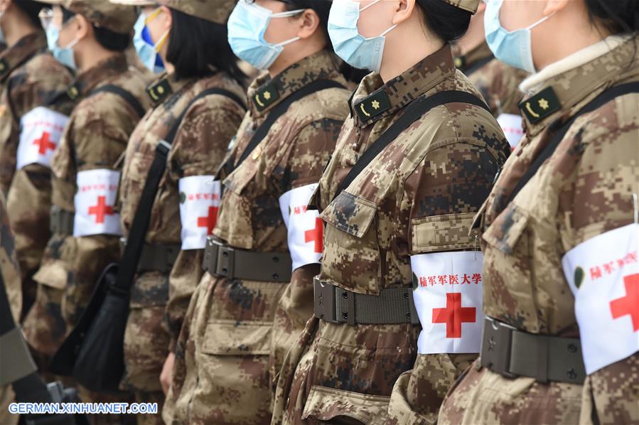 CHINA-HUBEI-WUHAN-NCP-AIR FORCE-MILITARY MEDICS (CN)