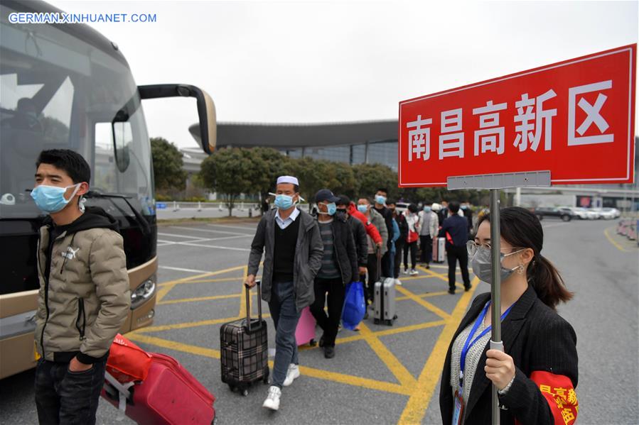 CHINA-JIANGXI-NANCHANG-MIGRANT WORKERS-BACK TO WORK (CN)