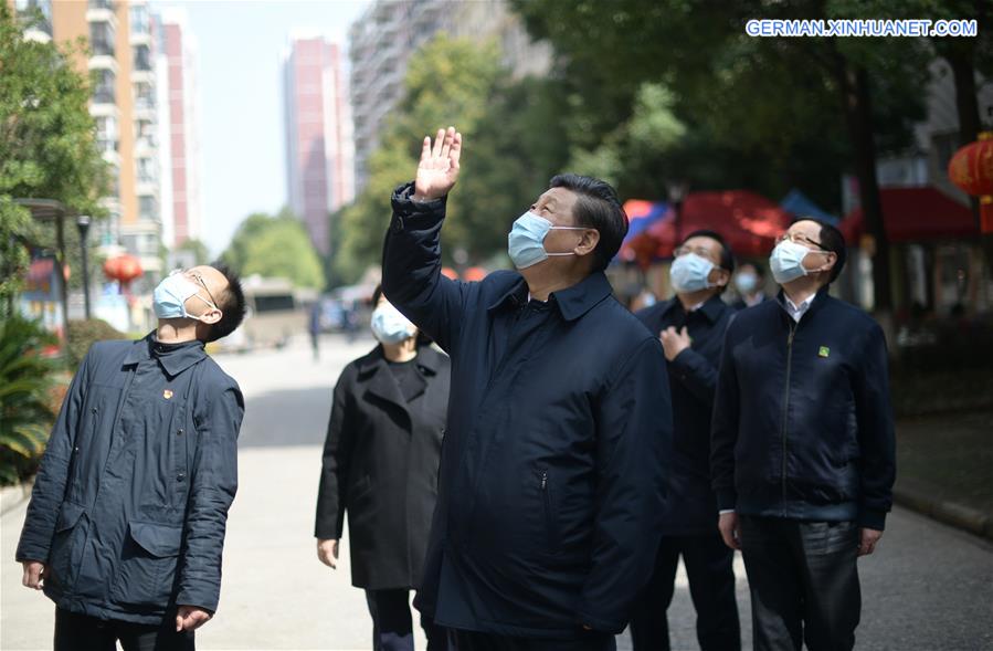 CHINA-WUHAN-XI JINPING-COVID-19-EPIDEMIC PREVENTION AND CONTROL-INSPECTION (CN)