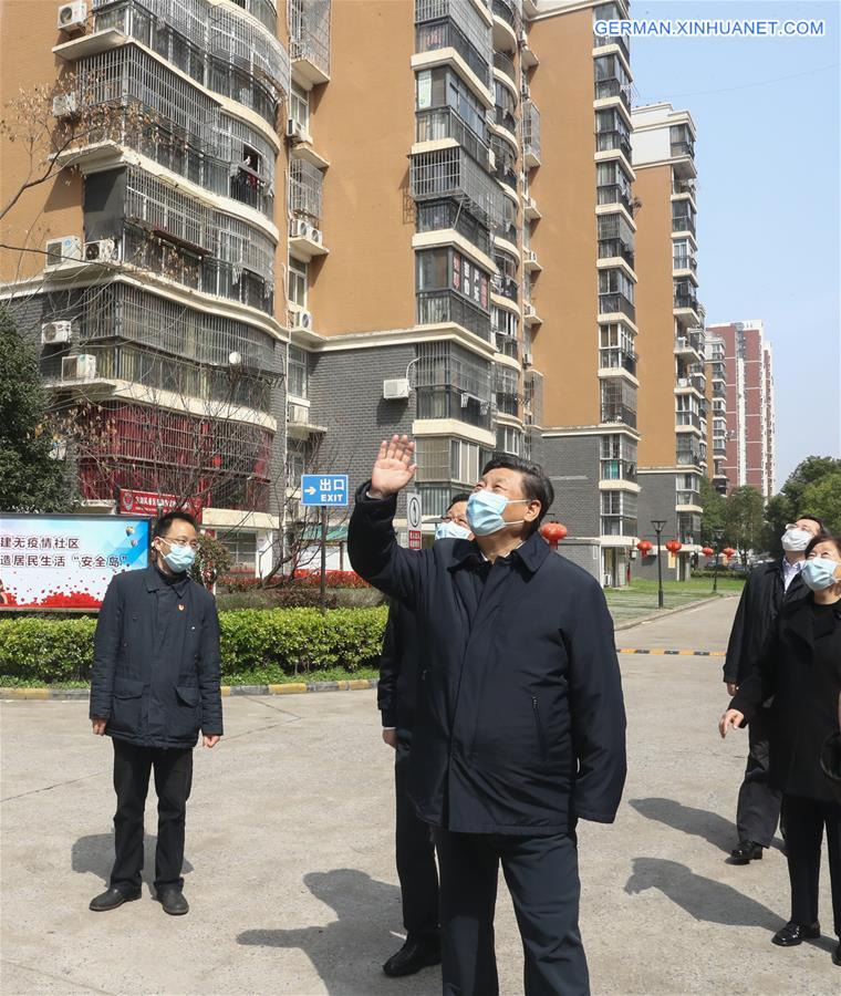 CHINA-WUHAN-XI JINPING-COVID-19-EPIDEMIC PREVENTION AND CONTROL-INSPECTION (CN)