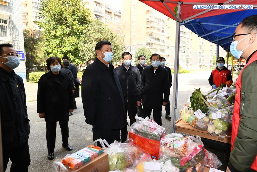 CHINA-WUHAN-XI JINPING-COVID-19-EPIDEMIC PREVENTION AND CONTROL-INSPECTION (CN)