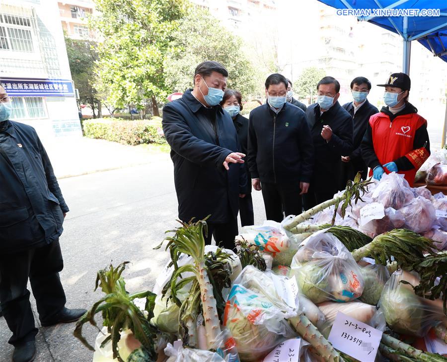 CHINA-WUHAN-XI JINPING-COVID-19-EPIDEMIC PREVENTION AND CONTROL-INSPECTION (CN)