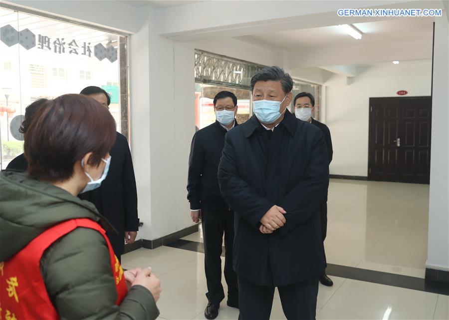 CHINA-WUHAN-XI JINPING-COVID-19-EPIDEMIC PREVENTION AND CONTROL-INSPECTION (CN)