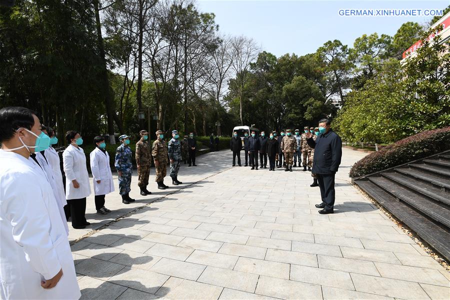 CHINA-WUHAN-XI JINPING-COVID-19-EPIDEMIC PREVENTION AND CONTROL-INSPECTION (CN)