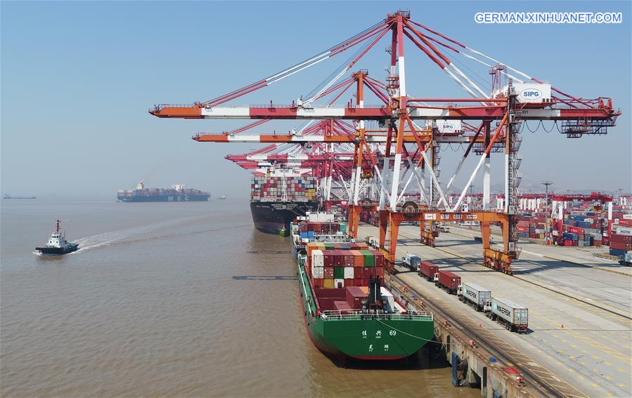 CHINA-SHANGHAI-YANGSHAN PORT-OPERATION-RESUMPTION (CN) 