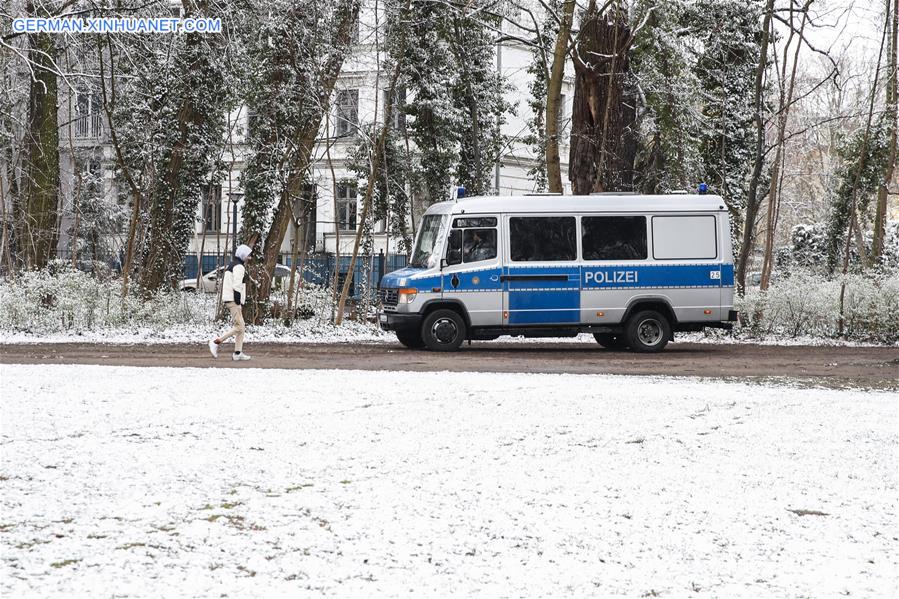 GERMANY-BERLIN-SNOW