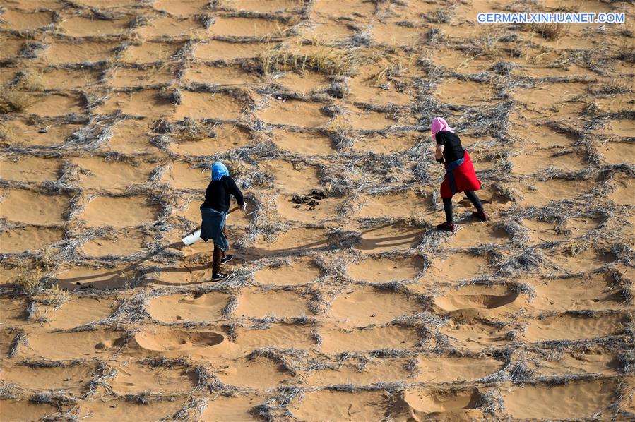 CHINA-INNER MONGOLIA-TENGGER DESERT-DESERTIFICATION CONTROL (CN)