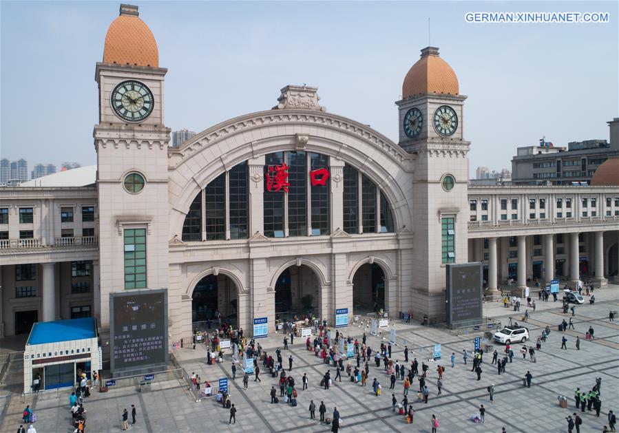 CHINA-HUBEI-WUHAN-RAILWAY STATION-REOPENING