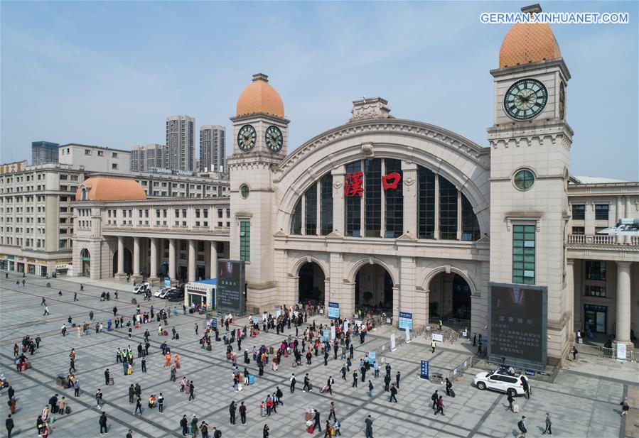 CHINA-HUBEI-WUHAN-RAILWAY STATION-REOPENING