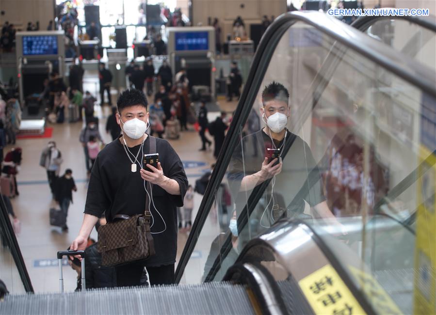 CHINA-HUBEI-WUHAN-RAILWAY STATION-REOPENING