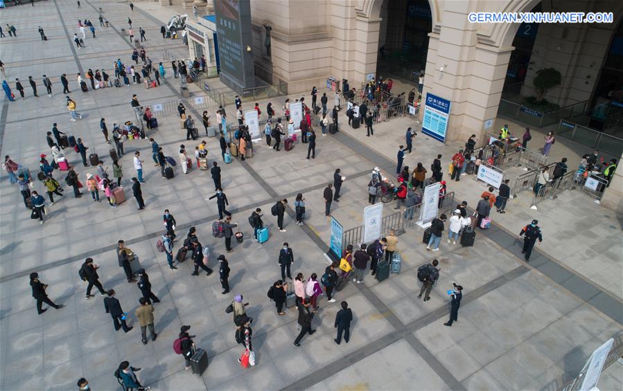 CHINA-HUBEI-WUHAN-RAILWAY STATION-REOPENING