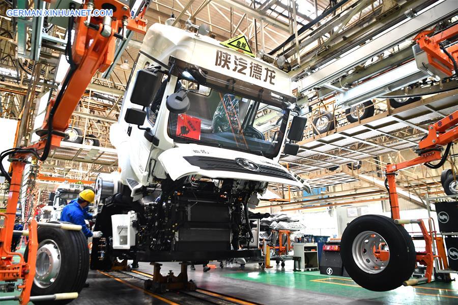 CHINA-SHAANXI-HEAVY-DUTY TRUCKS-PRODUCTION-RESUMPTION(CN)