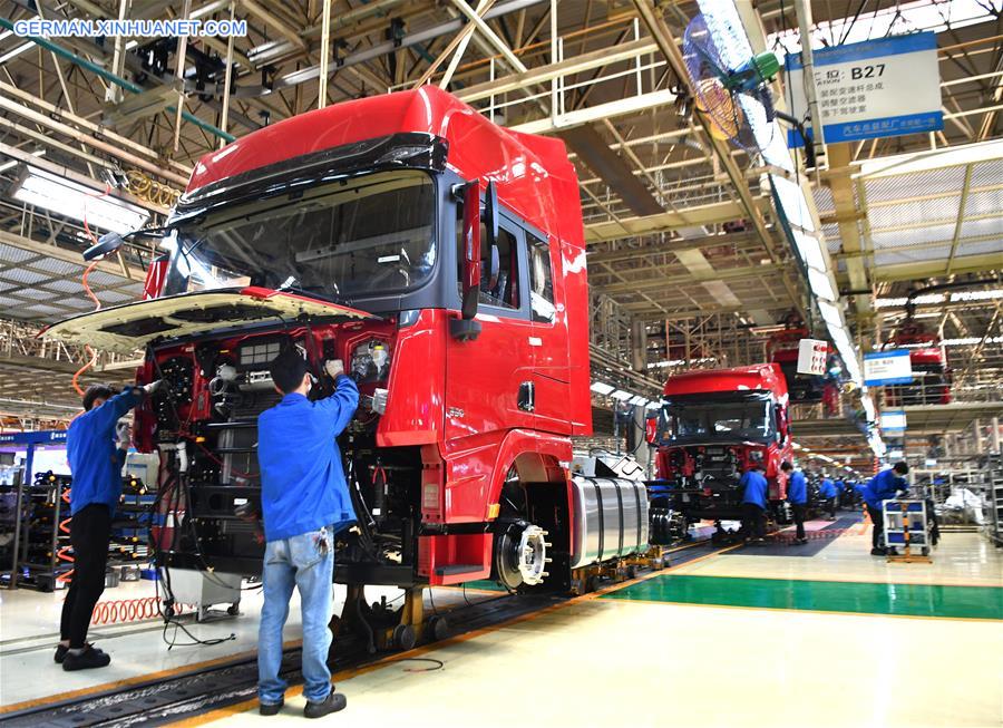 CHINA-SHAANXI-HEAVY-DUTY TRUCKS-PRODUCTION-RESUMPTION(CN)