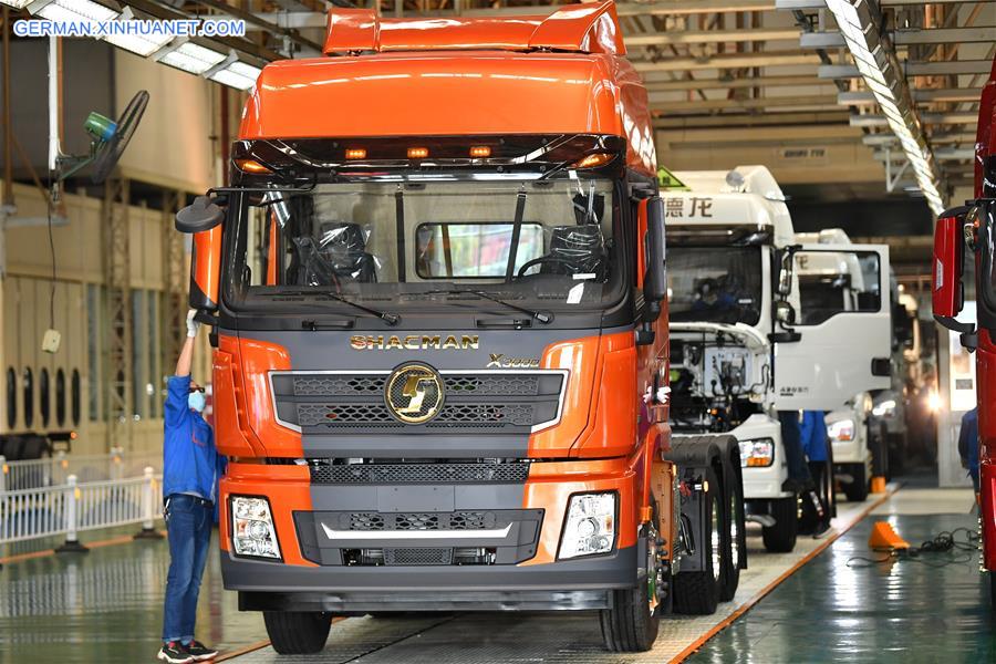 CHINA-SHAANXI-HEAVY-DUTY TRUCKS-PRODUCTION-RESUMPTION(CN)