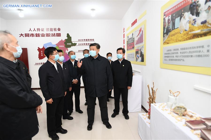 CHINA-SHANXI-DATONG-XI JINPING-INSPECTION (CN)