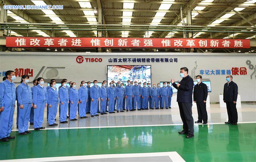 CHINA-SHANXI-TAIYUAN-XI JINPING-INSPECTION (CN)
