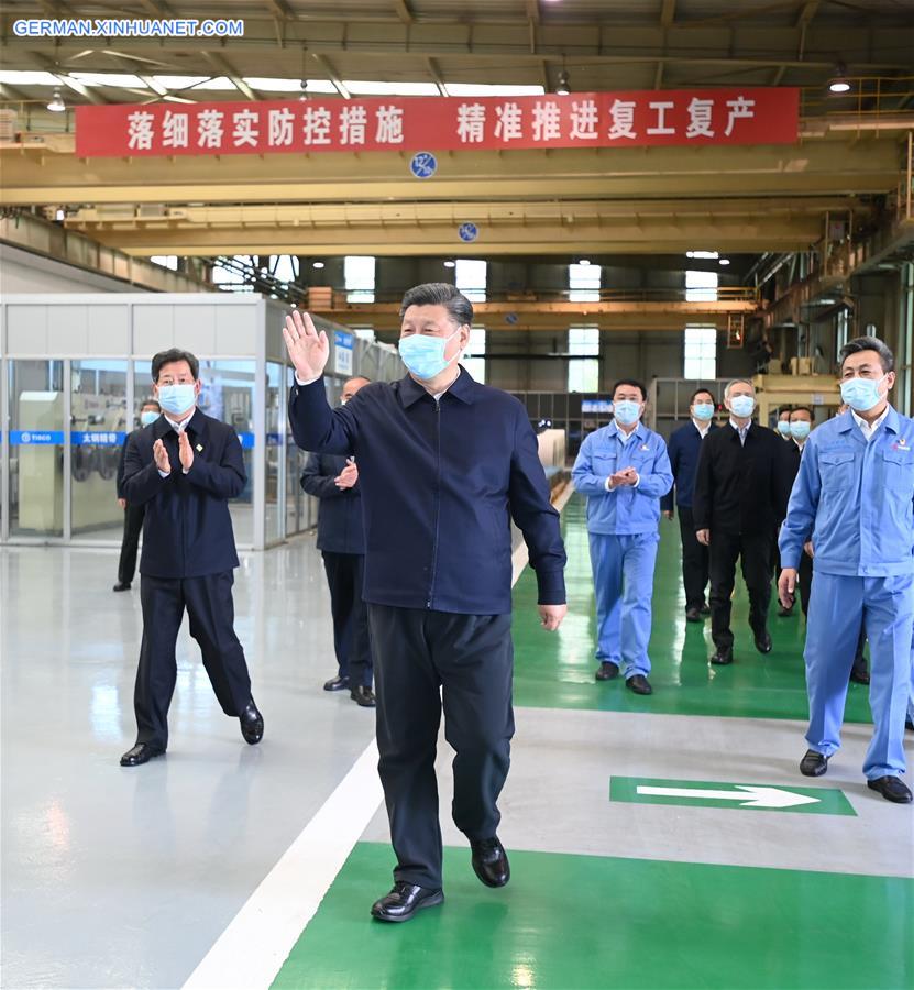 CHINA-SHANXI-TAIYUAN-XI JINPING-INSPECTION (CN)