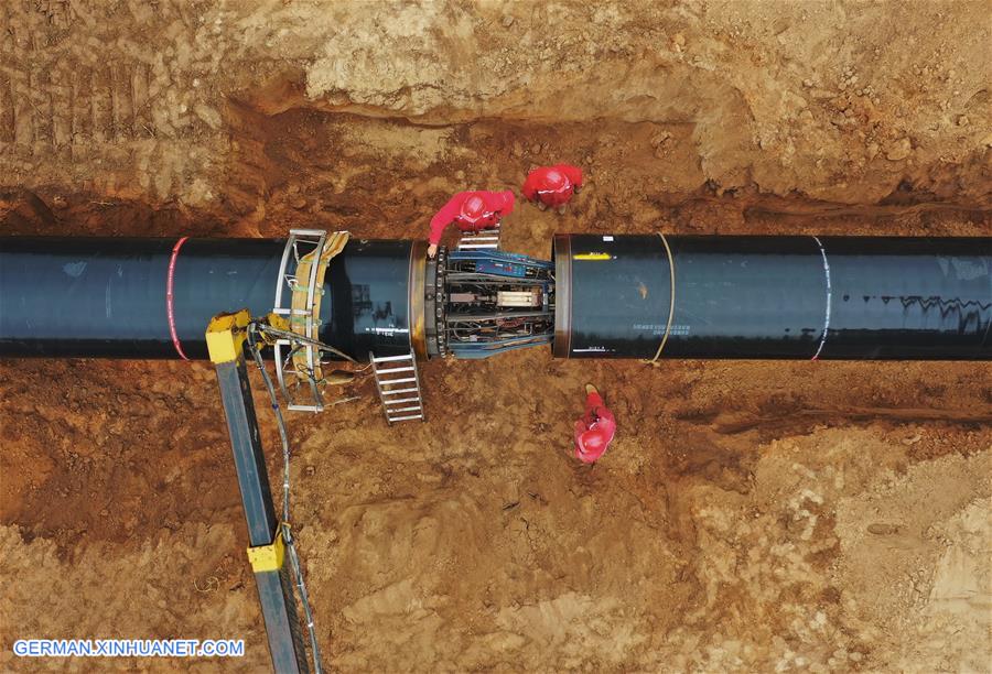 CHINA-HEBEI-RUSSIA-EAST-ROUTE-NATURAL GAS PIPELINE-CONSTRUCTION (CN)