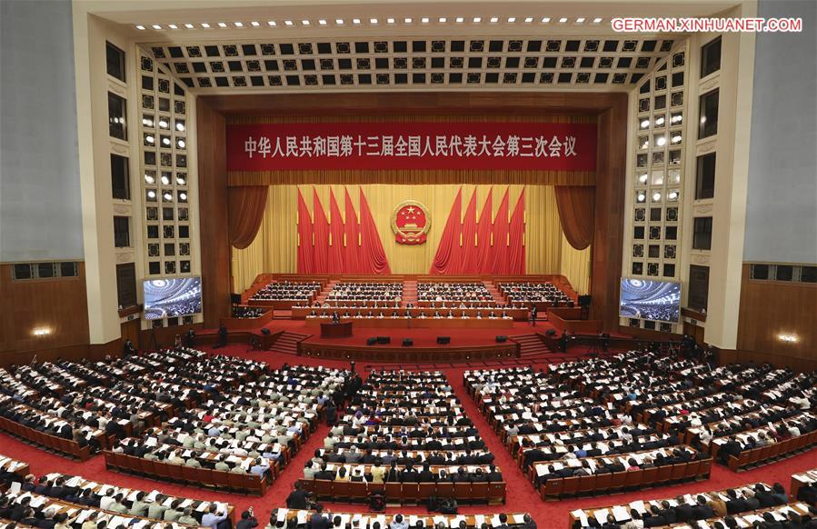 (TWO SESSIONS)CHINA-BEIJING-NPC-ANNUAL SESSION-OPENING (CN)