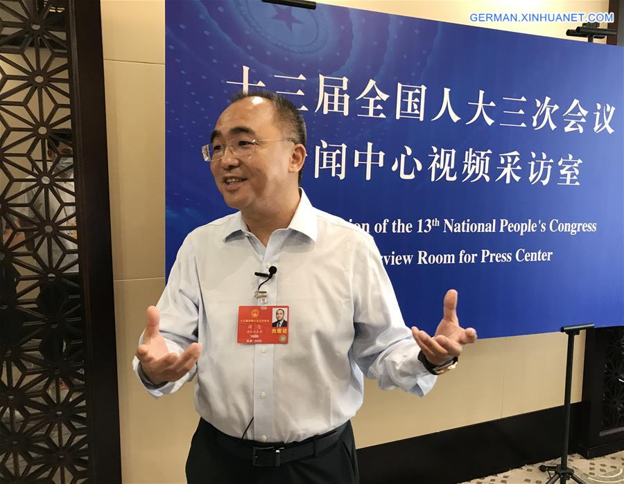 CHINA-BEIJING-NPC-HUBEI DELEGATION-DEPUTIES-INTERVIEW (CN)