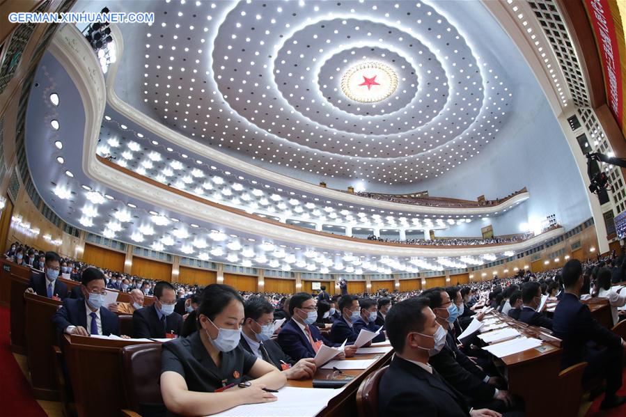 (TWO SESSIONS)CHINA-BEIJING-NPC-ANNUAL SESSION-SECOND PLENARY MEETING (CN)