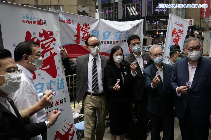 CHINA-HONG KONG-PETITION IN SUPPORT OF THE NATIONAL SECURITY LEGISLATION-SIGNING (CN)