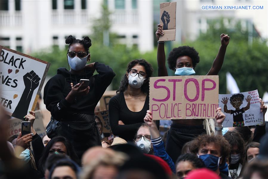 BELGIUM-BRUSSELS-BLACK LIVES MATTER-PROTEST