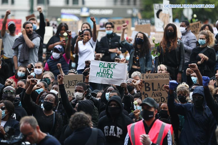 BELGIUM-BRUSSELS-BLACK LIVES MATTER-PROTEST