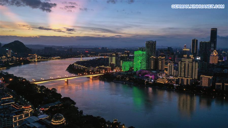 CHINA-GUANGXI-LIUZHOU-NIGHT VIEW (CN)