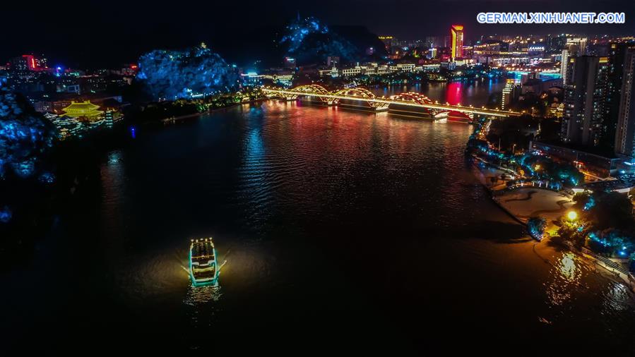 CHINA-GUANGXI-LIUZHOU-NIGHT VIEW (CN)